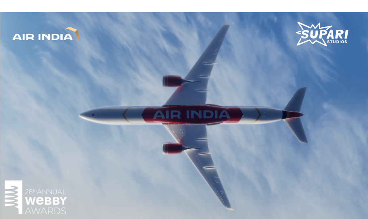 Air India and Supari Studios win Webby Award for 2024 Republic Day
campaign