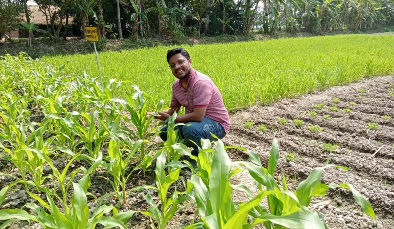 Biplab Das, an MBA grad from IIM-Bangalore, pursues organic farming in the Sundarbans 