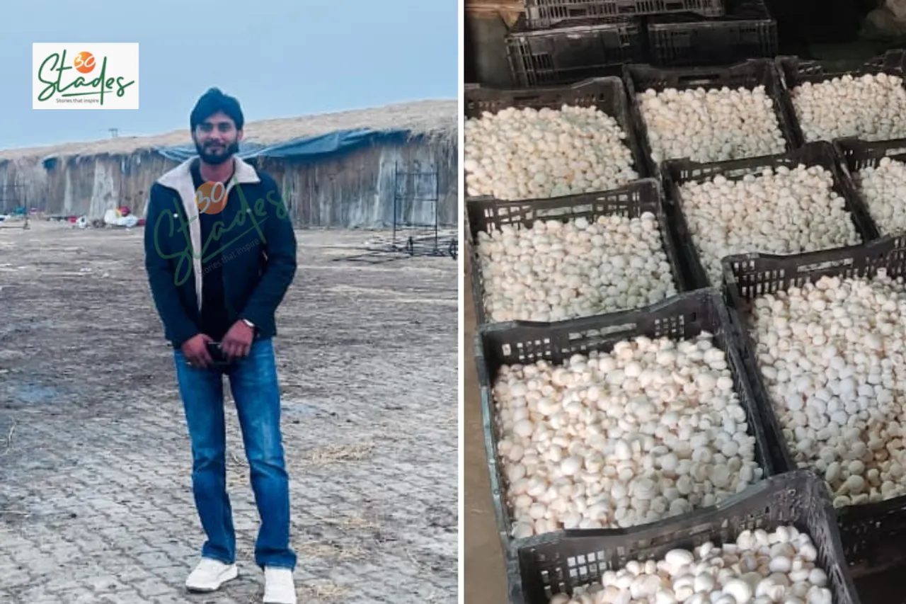 vikash verma with mushroom