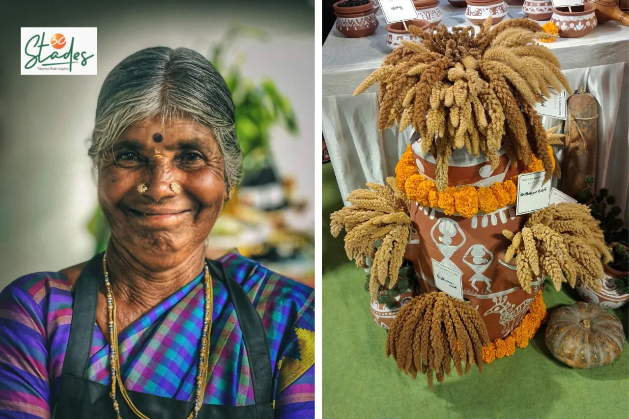 Rajamma has conserved around 120 varieties of native seeds and can turn around a barren land in 10 months