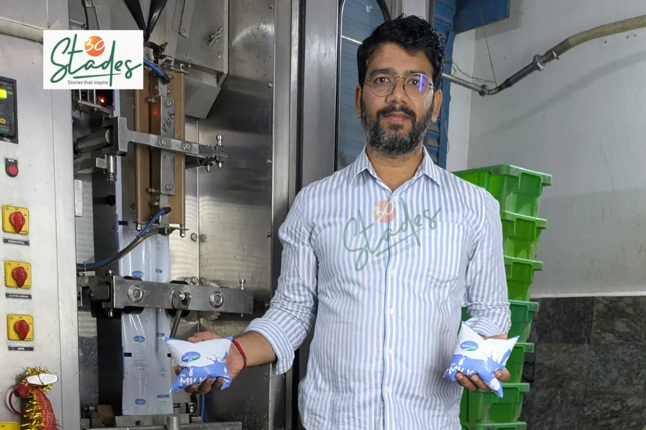 Surendra Nath quit his job to set up Vaisali Dairy in 2017