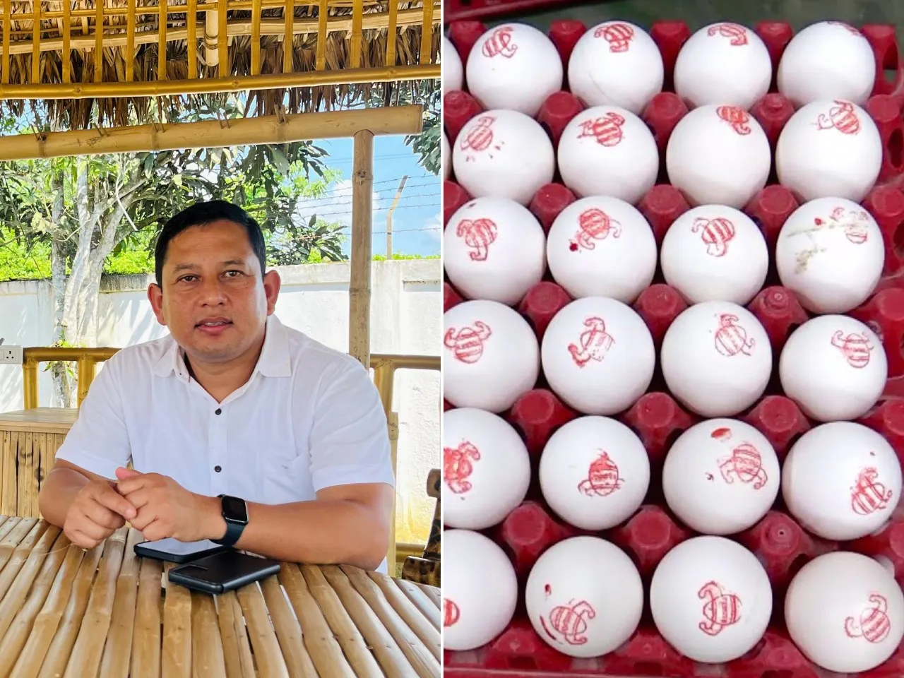 Akash Jyoti Gogoi began egg production under the Bahuboli brand in 2018