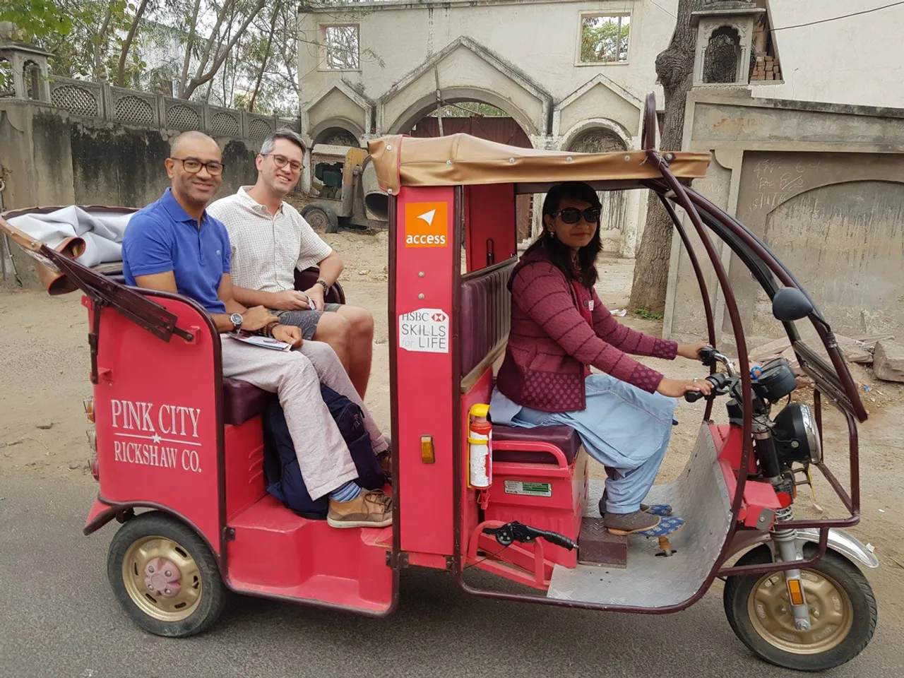 Pink City Rickshaw Company has trained 200 women so far