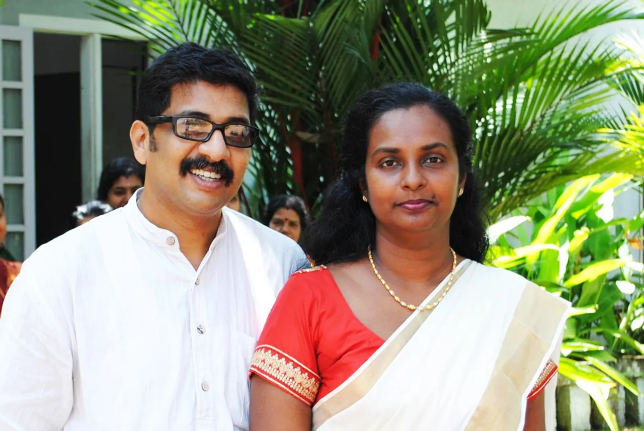 Seema Soby Kurian and her husband Soby Jose Kurian