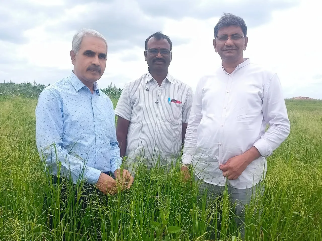 K V Rama Subba Reddy (Right) has set up Sattva Millets and Food Products to sell millets and millet-based products