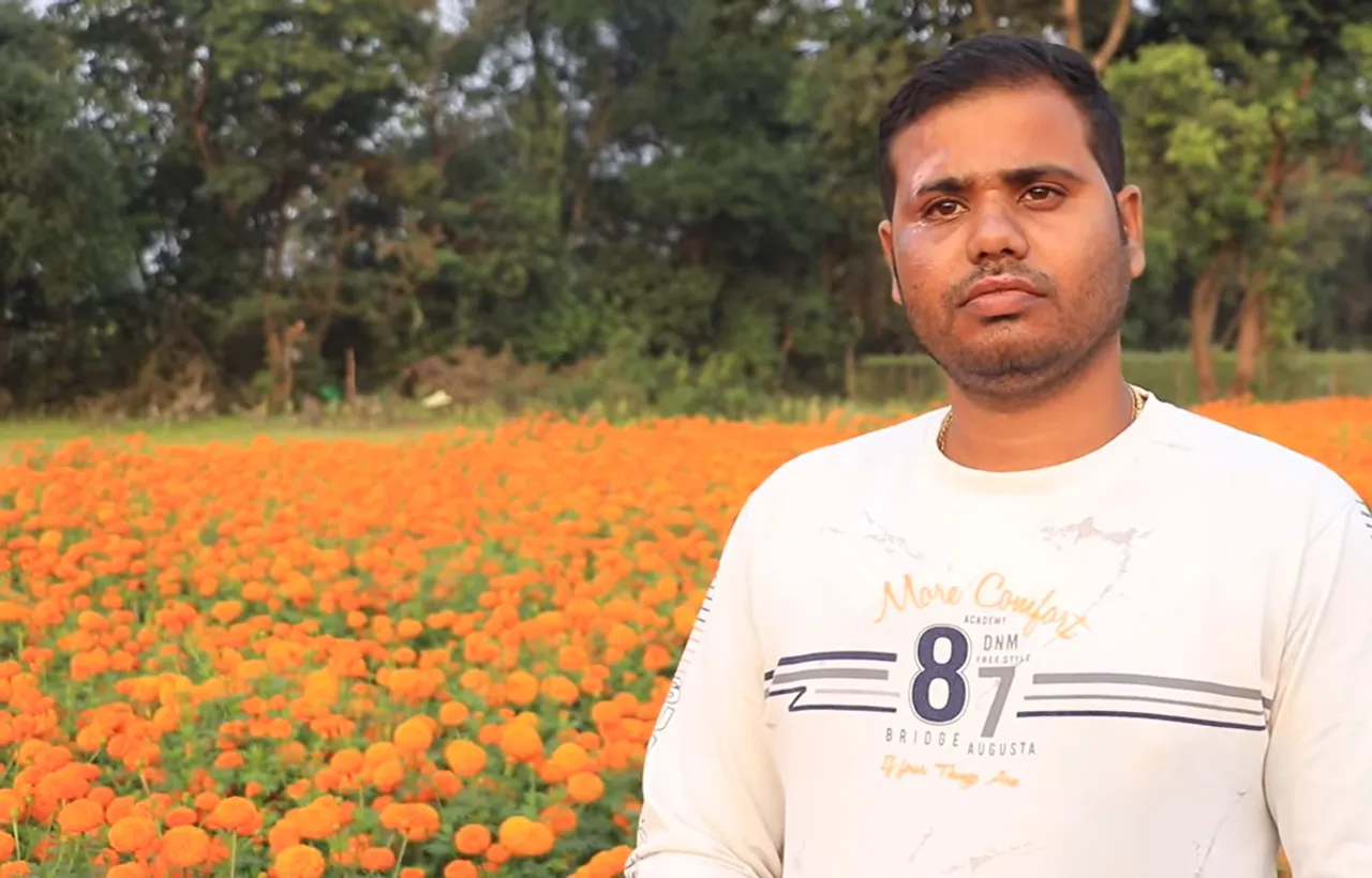How this 32-year-old college dropout set up a Rs 4-crore marigold nursery business