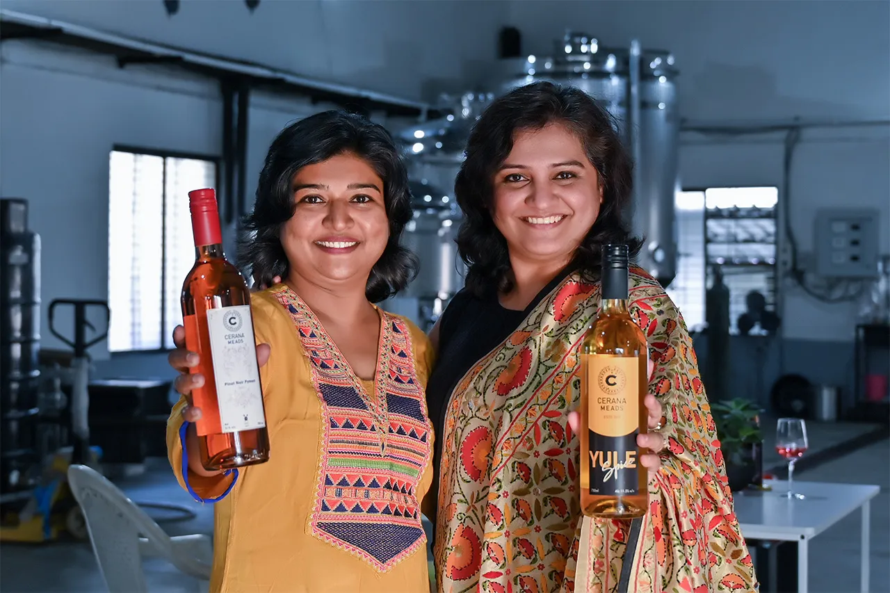 Dr Yoginee Budhkar (left) and Dr Ashwini Deore (right), the co-founders of Cerana Meads
