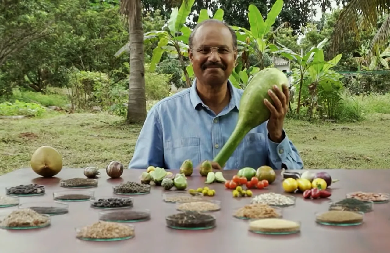 Prabhakar Rao travelled to remote and tribal regions to collect indigenous seeds