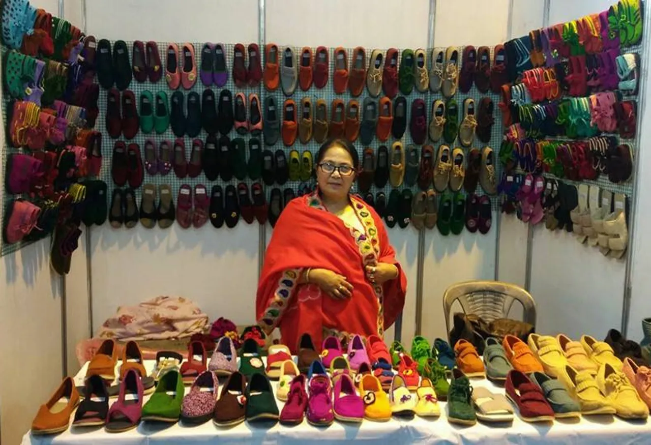 How a Manipur mother’s hand-knitted shoes found global market