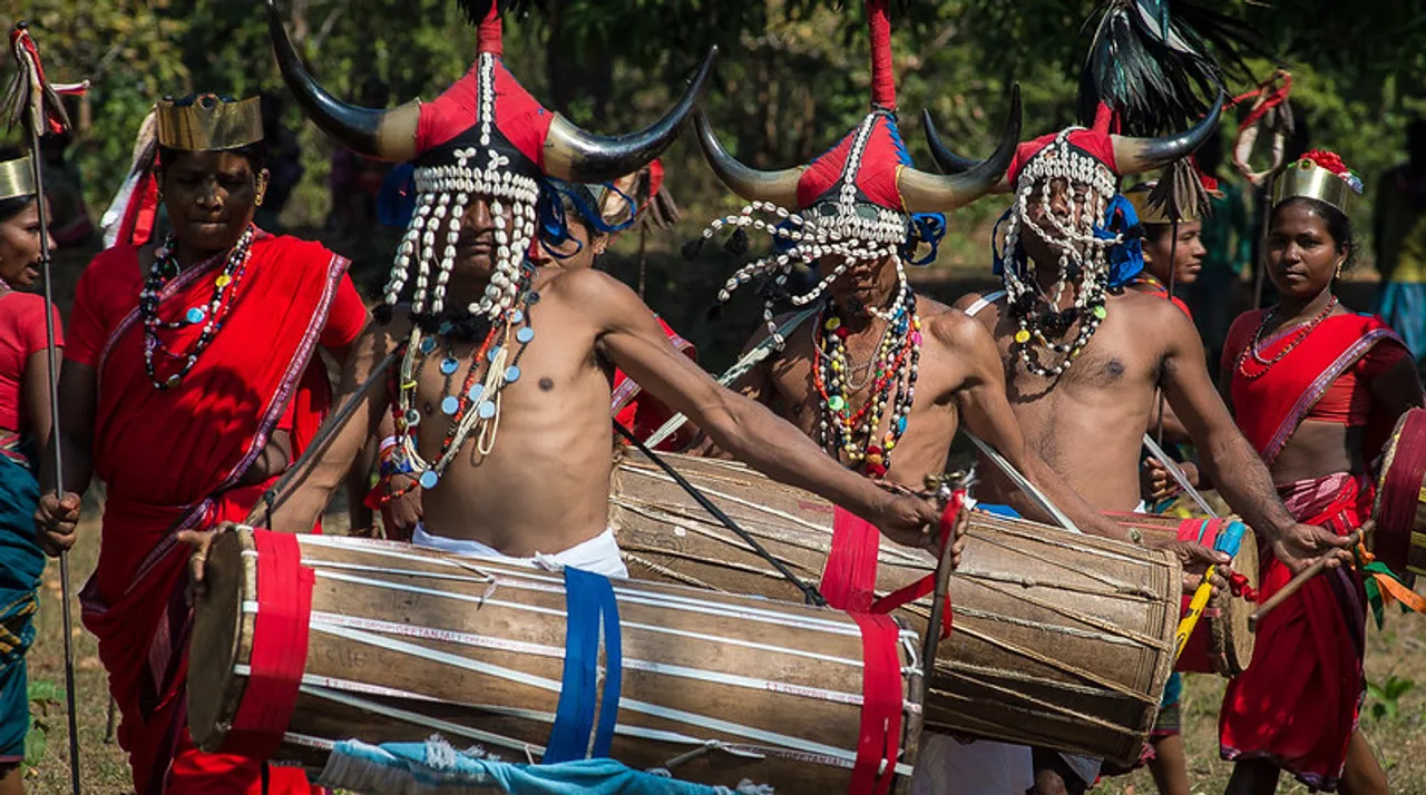 In pictures: Chhattisgarh’s tribal folk dance Gaur Maria inspired by the wild bison