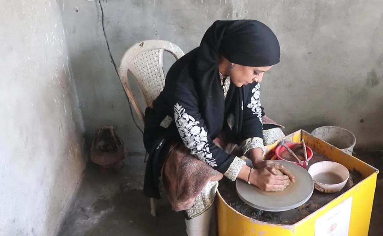 Watch Saima Shafi: Kashmir’s engineer-cum-potter reviving the clay craft