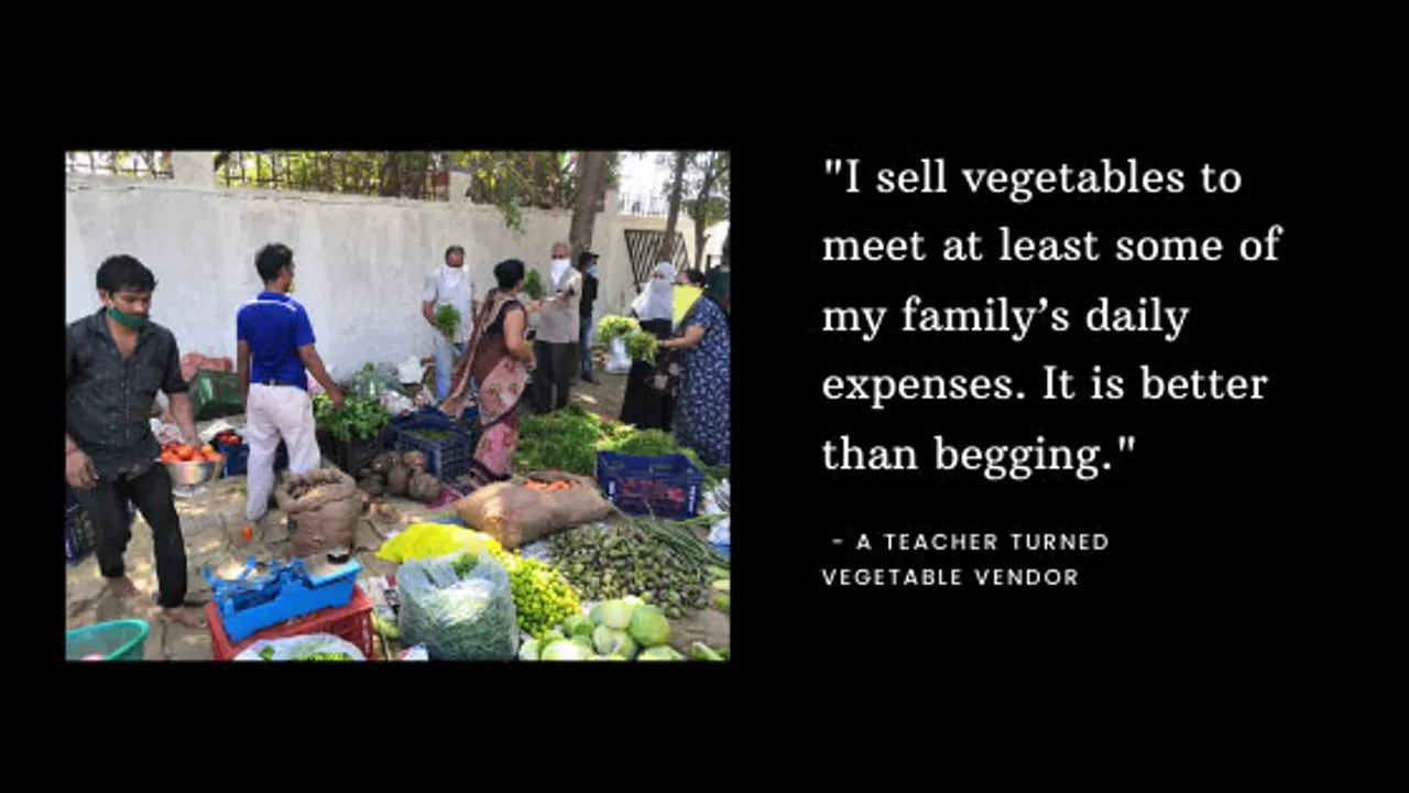 COVID-19 creating India’s new urban poor: Magician, jeweller & teacher turn vegetable vendors