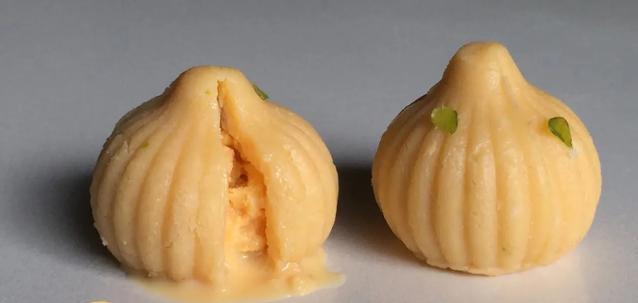 In pictures: Modak gets a makeover with paan, gulkand, rasmalai, caramel, strawberry & more