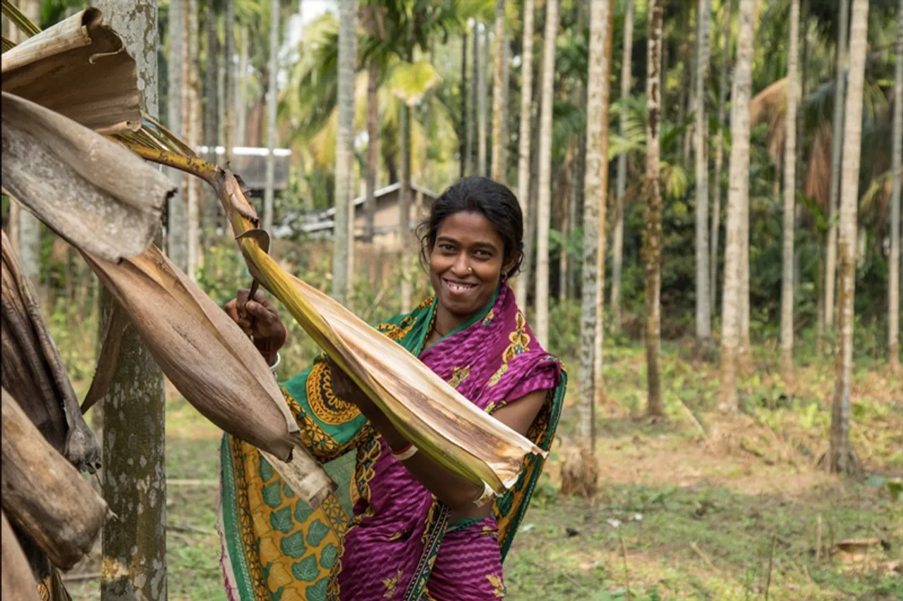 Tamul’s areca nut leaf plates travel from Assam to the world as plastic ban gets stronger