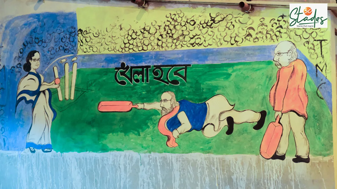 In pictures: Didi vs Modi in West Bengal's election graffiti