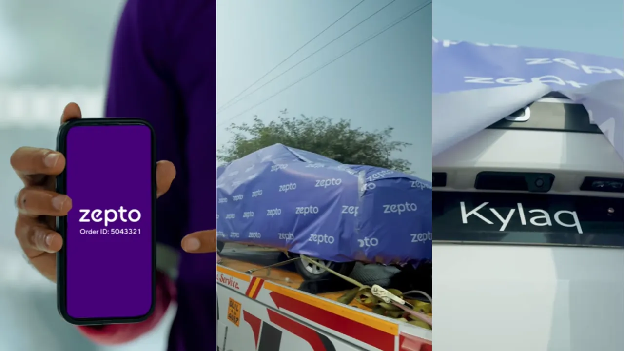 Zepto delivering cars