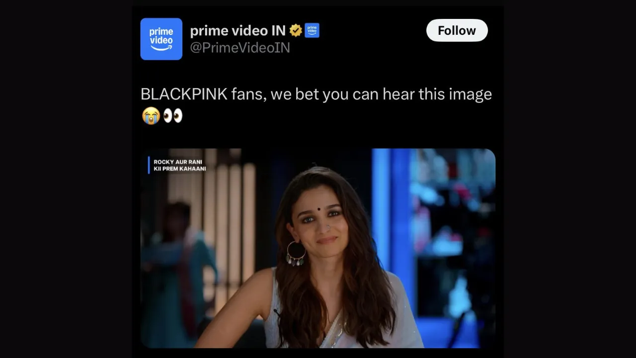 Prime VIdeo India x Alia Bhatt x Blackpink