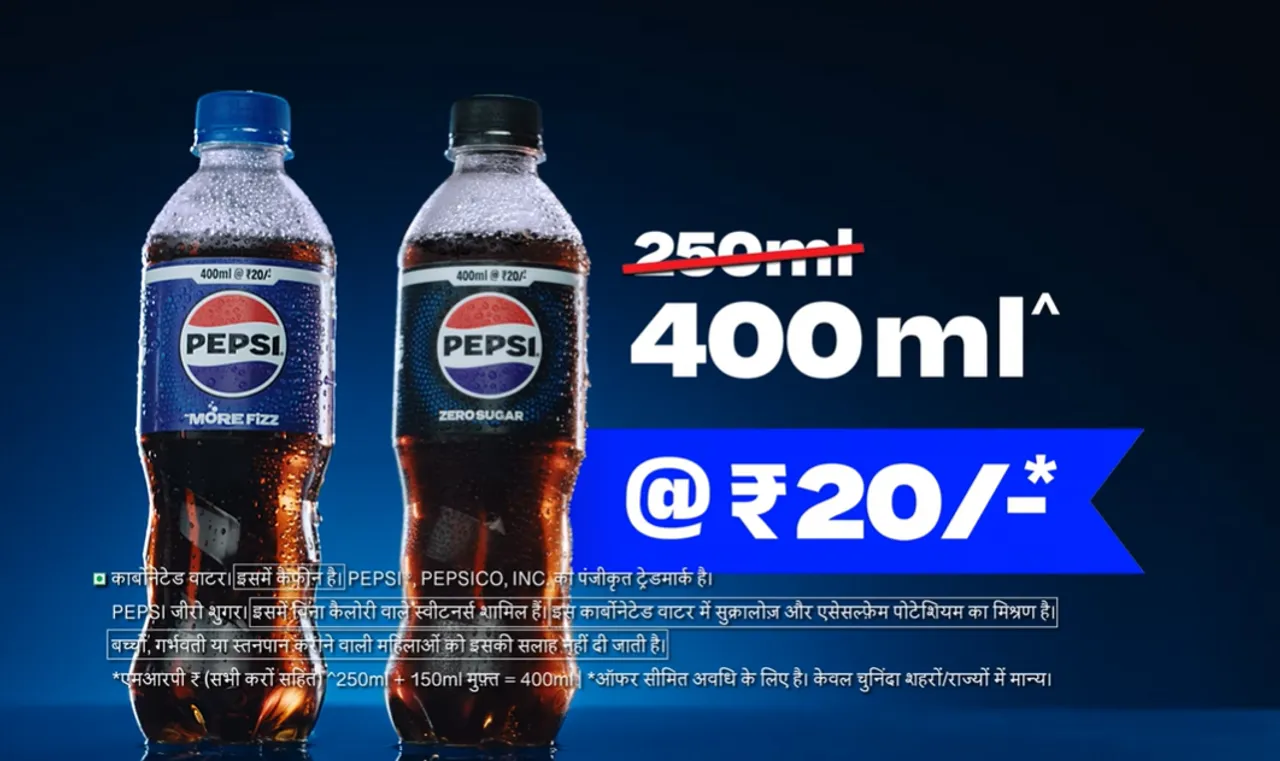 Pepsi 400 ml x Rs 20