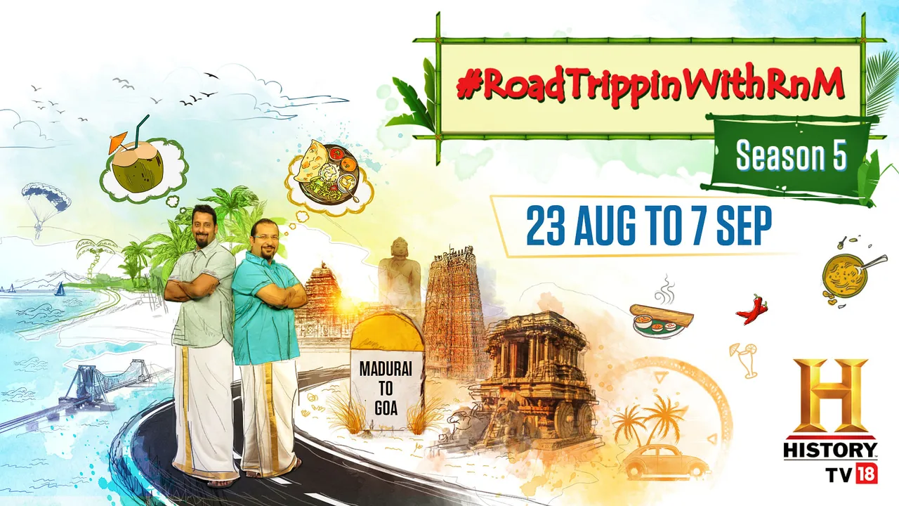 HistoryTV18 to launch season 5 of its digital-first travel series ‘#RoadTrippinWithRnM’