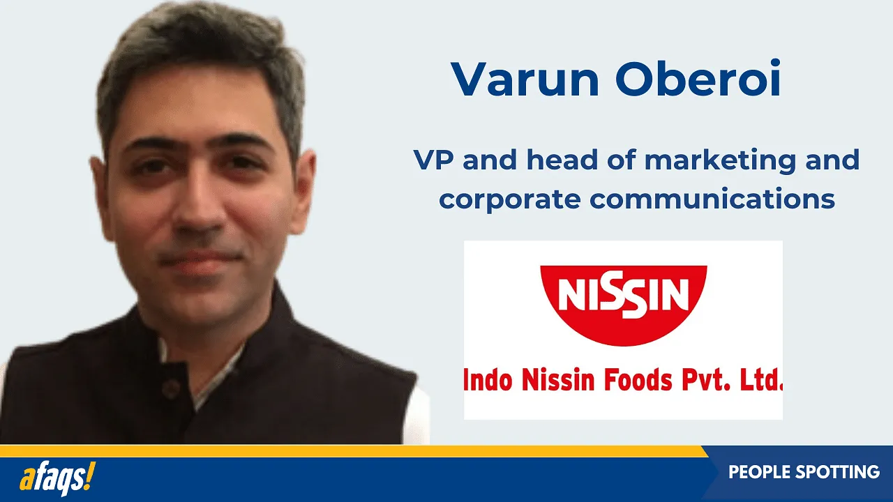 Indo Nissin Foods elevates Varun Oberoi to VP and head of marketing and corporate communications