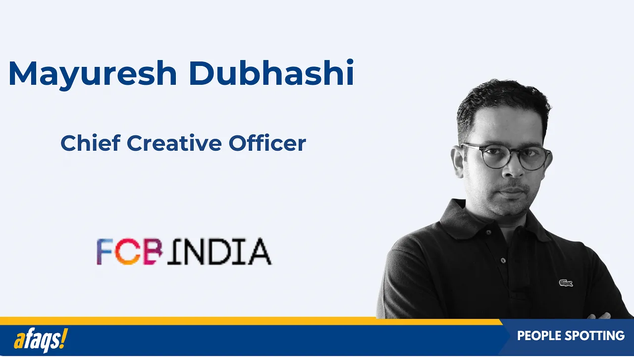 FCB India ropes in Mayuresh Dubhashi as the new chief creative officer