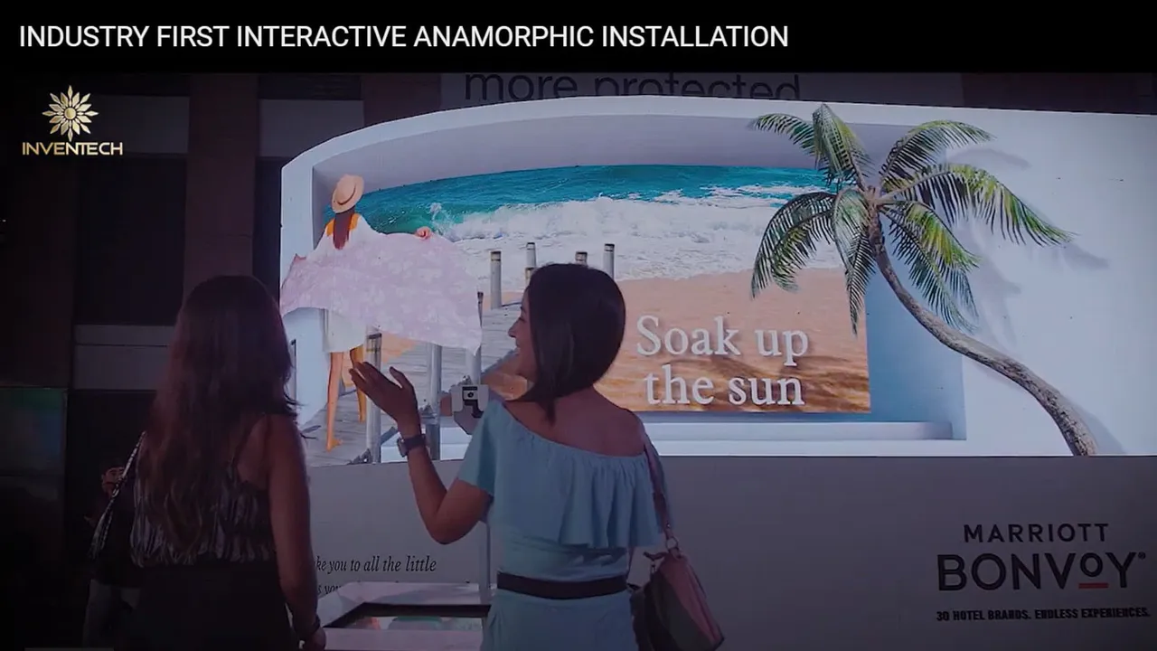 Marriott Bonvoy introduces anamorphic 3D outdoor activation in India