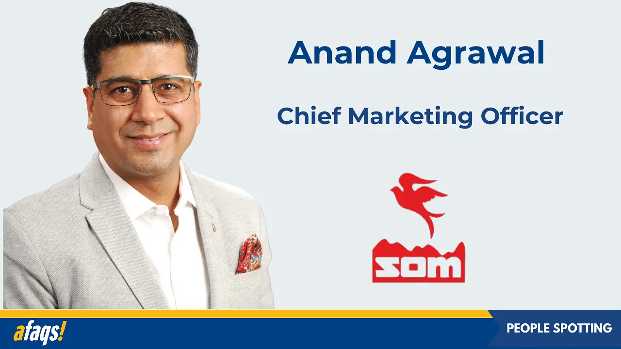 Anand Agrawal appointed as CMO of SOM Distilleries and Breweries