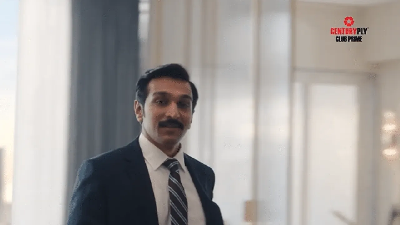 Harshad Mehta gives a tip in CenturyPly’s new campaign 