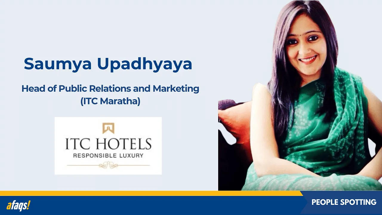 Saumya Upadhyaya joins ITC Maratha as head of public relations and marketing