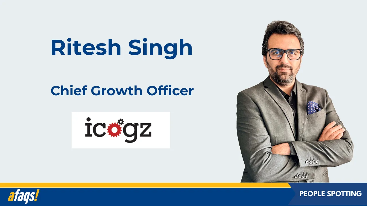 Ritesh Singh joins icogz as chief growth officer