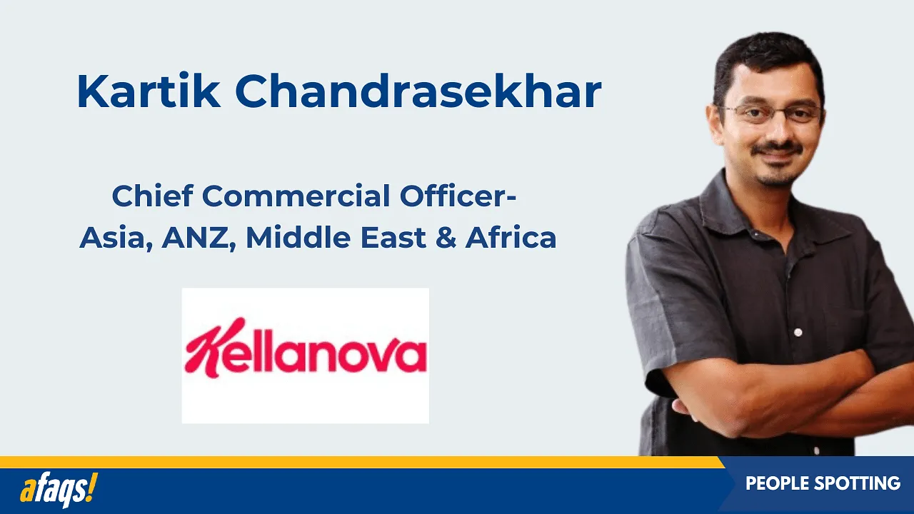 Kartik Chandrasekhar joins Kellanova as chief commercial officer- Asia, ANZ, Middle East & Africa