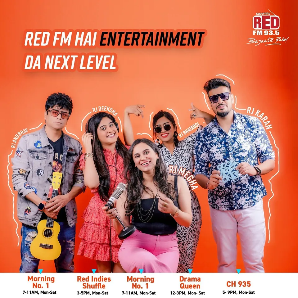 Red FM Chandigarh stirs the airwaves with a refreshed RJ Line-Up