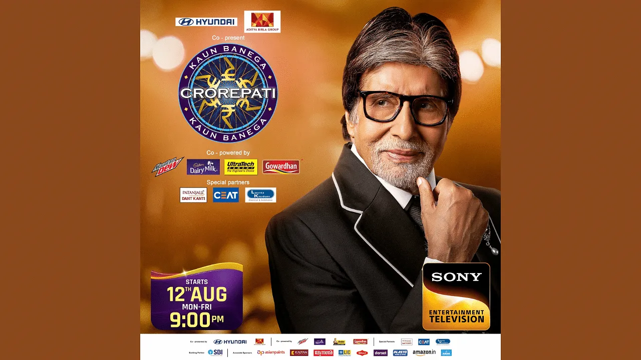 KBC season 16 returns to Sony TV with 22 sponsors, including Hyundai and Aditya Birla Group