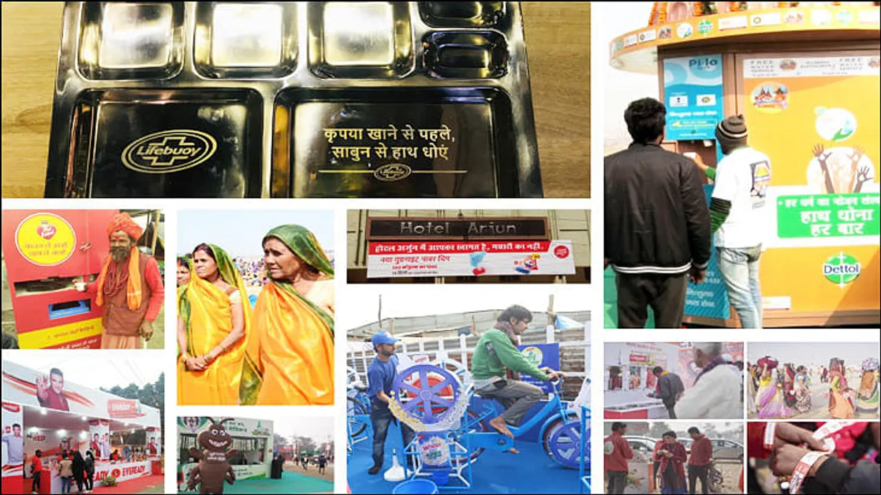 Brands at Kumbh: A story in pictures