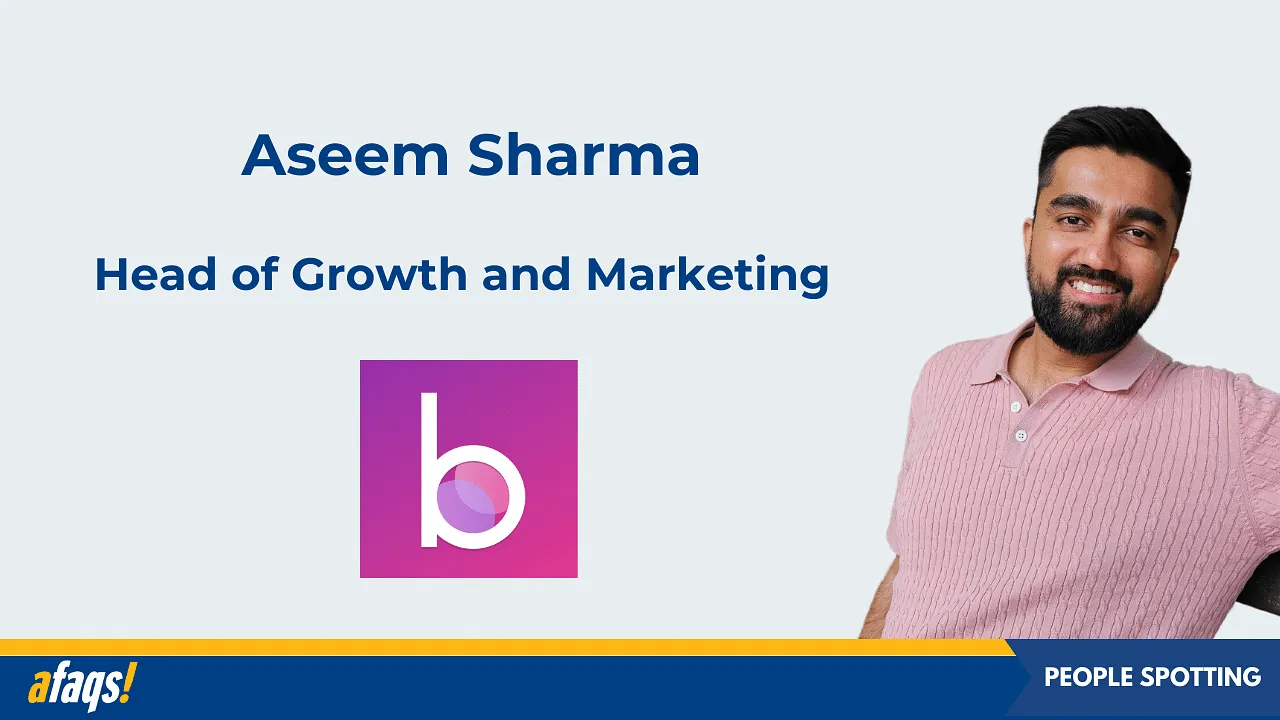 Betterhalf onboards Aseem Sharma as head of growth and marketing 