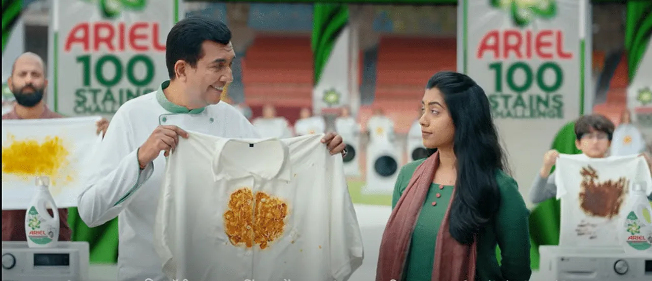 Ariel partners with chef Sanjeev Kapoor to take the #ArielVs100Stain challenge