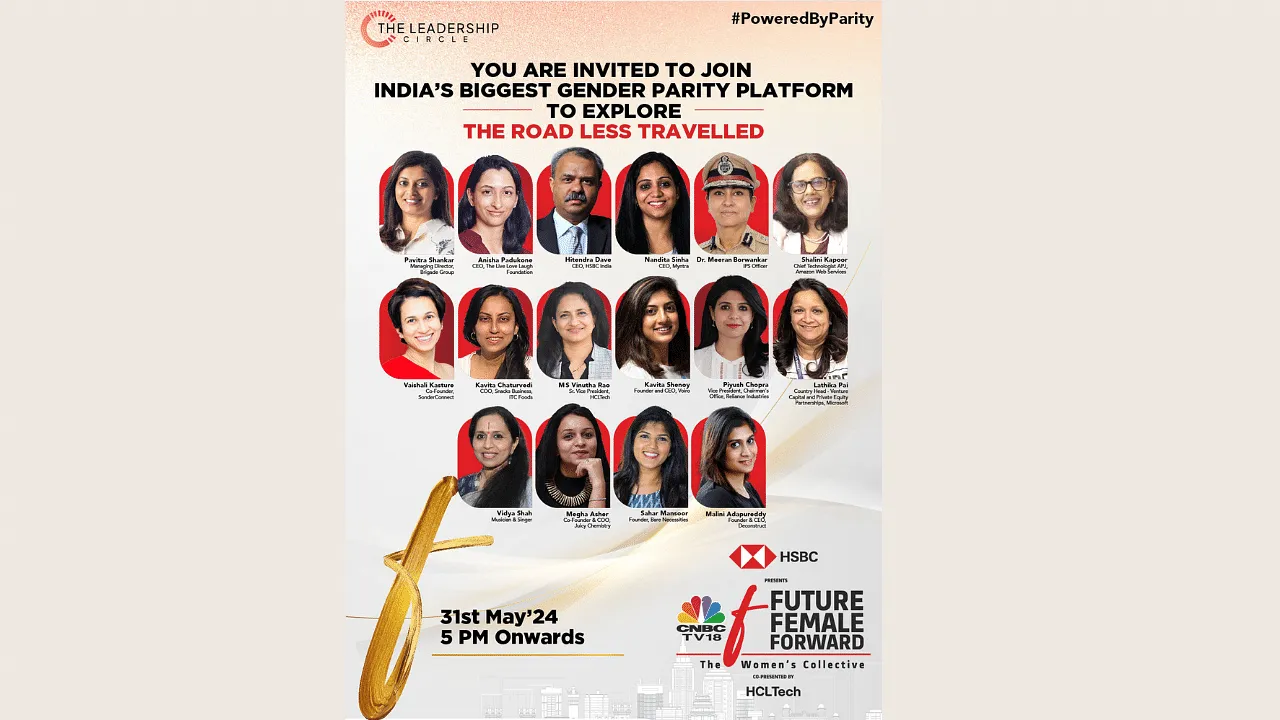 CNBC-TV18 presents Bengaluru Edition of Future. Female. Forward – The Women’s Collective’s Leadership Circle