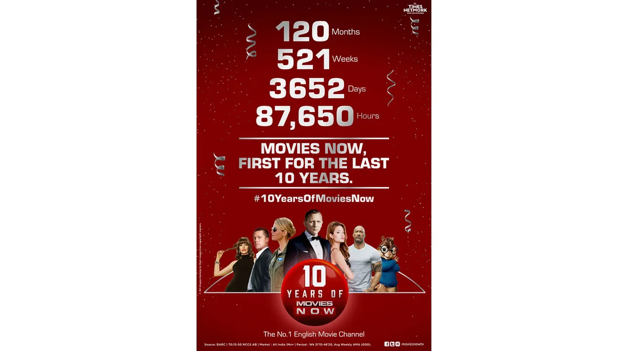 Movies NOW celebrates 10 spectacular years