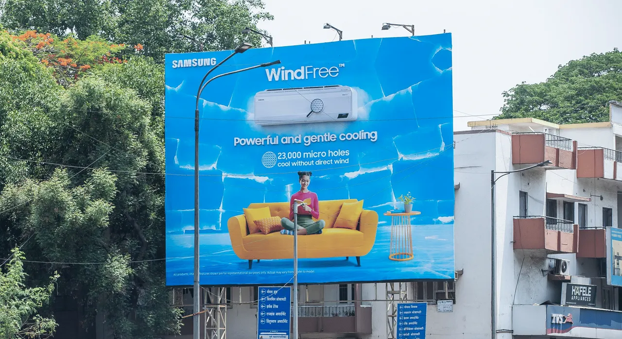 Samsung’s OOH campaign for WindFree AC Technology rolled out by Cheil India & Platinum Outdoor