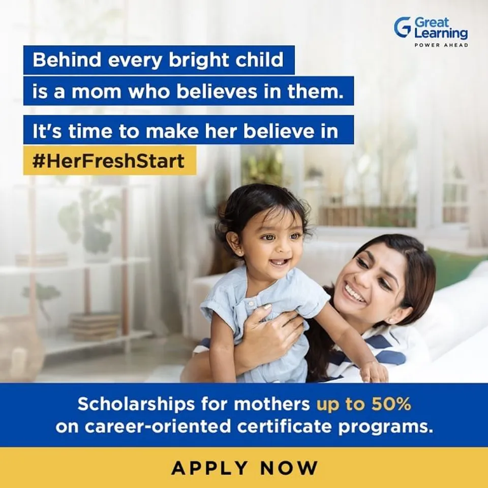 Great Learning announces the third edition of #HerFreshStart campaign for Mother’s Day