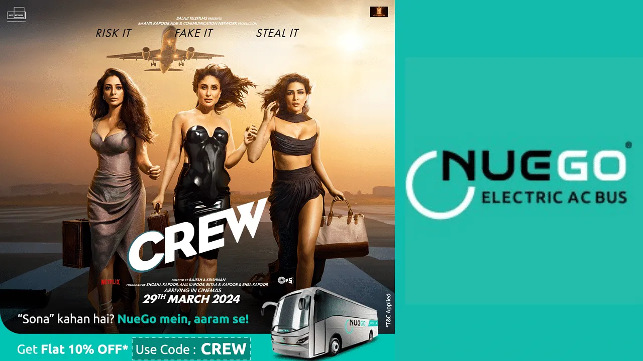 NueGo partners with Bollywood movie 'Crew' to offer exclusive booking discounts