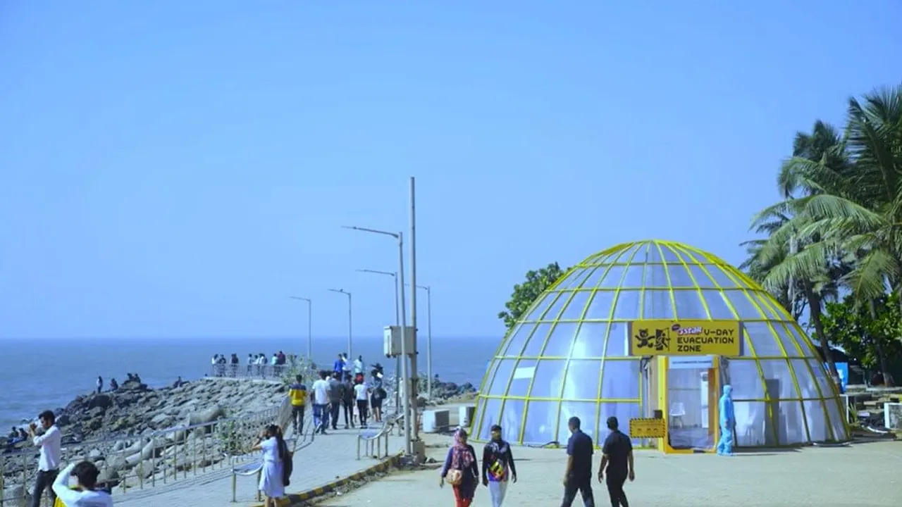 Cadbury 5 Star has built a real-life 'V-Day Evacuation Zone' in Bandra, Mumbai