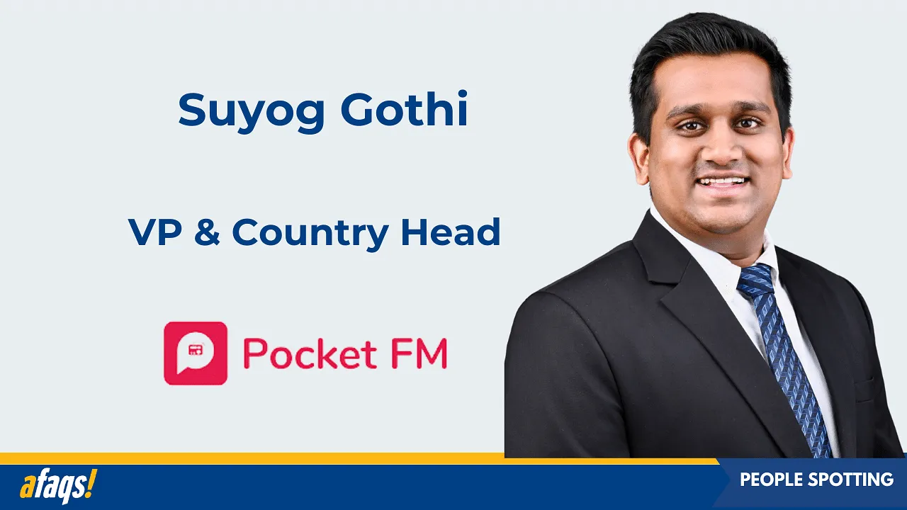 Pocket FM appoints Suyog Gothi as VP and India Country Head