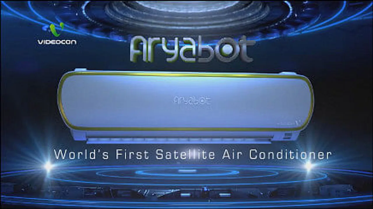 Videocon flips the print ad to promote new AC range