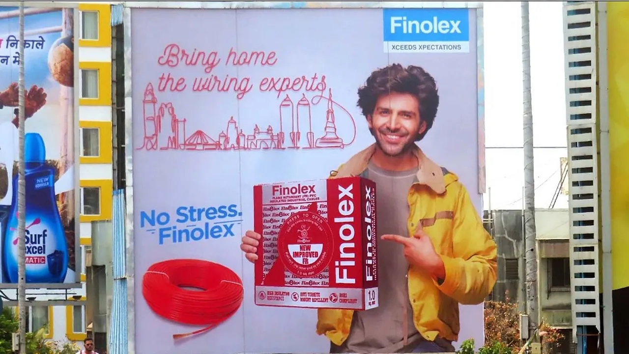 Laqshya Media Group launches an OOH campaign for Finolex Wiggle ES BLDC Fans and wiring solutions in key cities