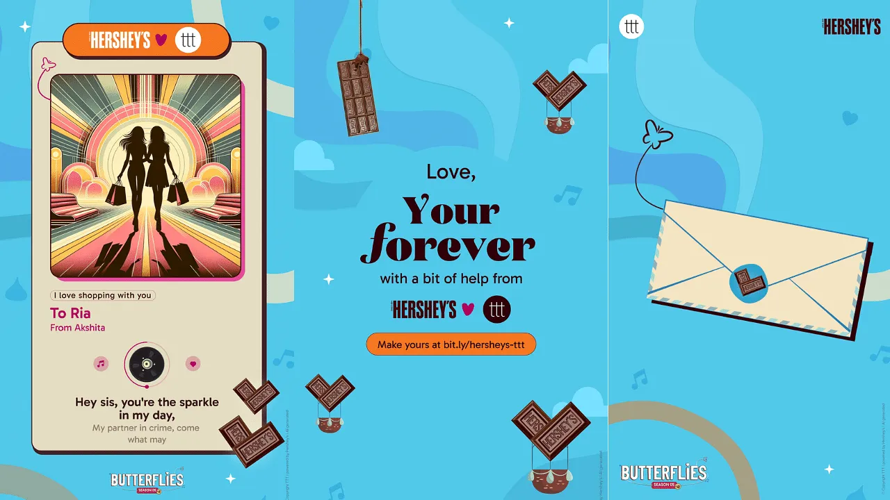 TTT and Hershey India introduces personalised AI messages for Valentine's Day