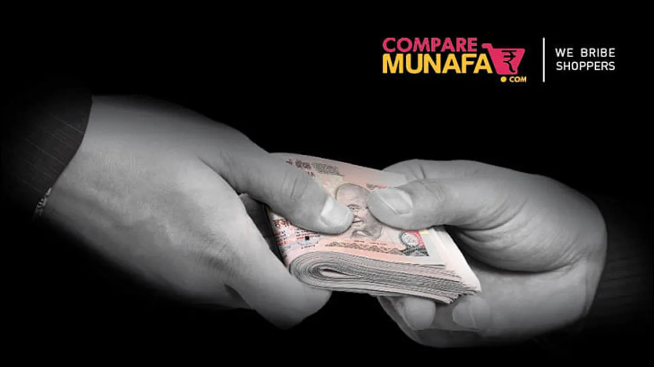 Compare Munafa's new campaign bribes shoppers