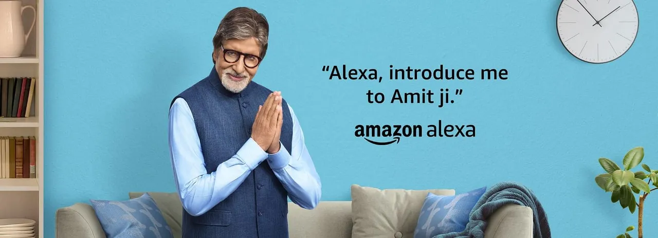 Hello, main Amitabh Bachchan bol raha hoon... Alexa pe