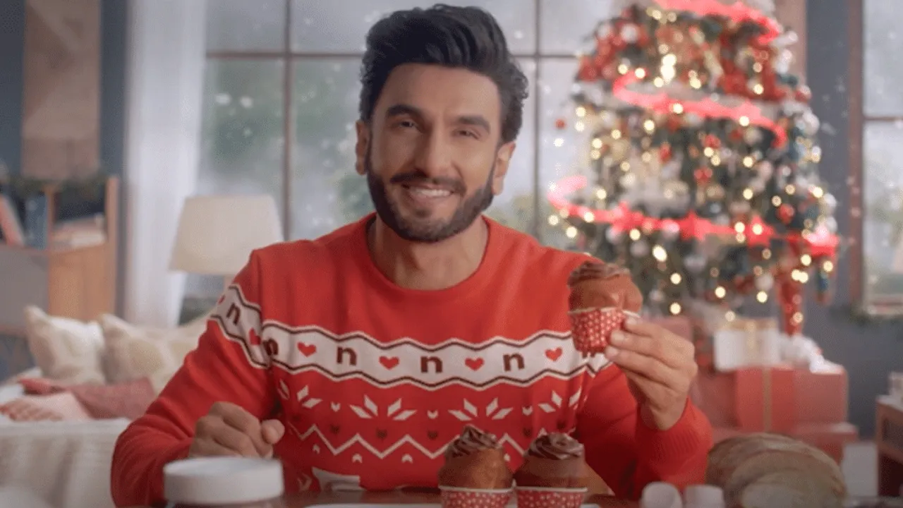 Ranveer Singh spreads love for Christmas in Nutella’s latest campaign