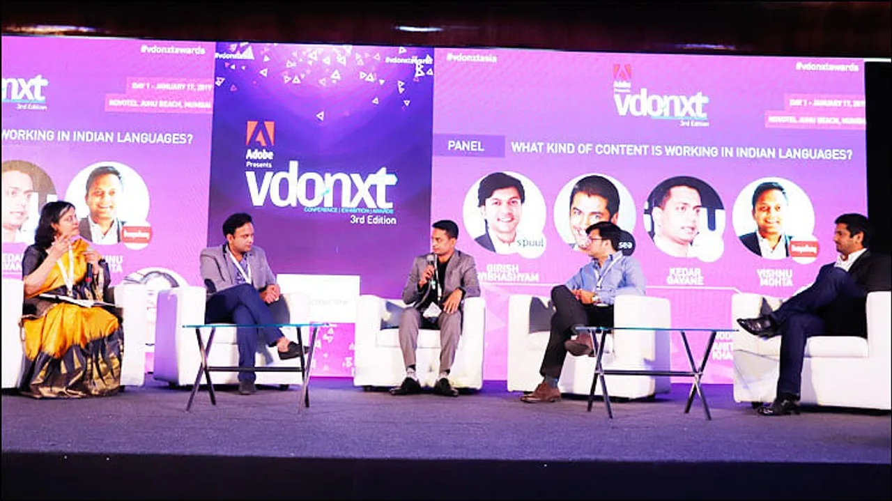 What kind of video content is working in Indian languages?